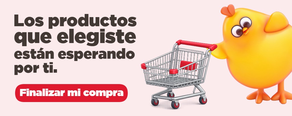 Los productos que dejaste en tu carrito te esperan.